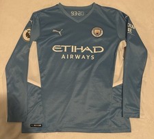 2021/22 Manchester City Home Jersey 7 Sterling Large Puma Long Sleeve L