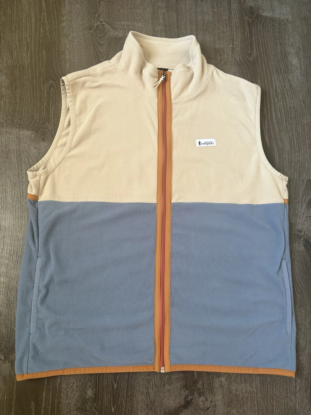 Cotapaxi Mens Fleece Vest Size XL Full Zip Sleeveless