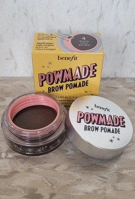 Benefit Powmade Brow Pomade #4  WARM MEDIUM BROWN ,Full Size 0.17 oz NIB