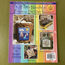 Punch Needle Primitive Stitcher Magazine Summer 2025 cross stitch
