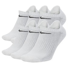 Nike Everyday Dri-Fit Cotton Cushioned 6-Pack No Show Socks Men  s Sz XL