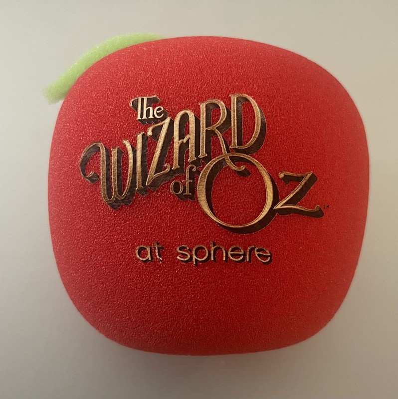 The wizard of Oz at Sphere souvenir apple