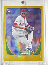 2011 Bowman Chrome Aroldis Chapman RC Gold Refractor /50 Rookie MLB Reds #177