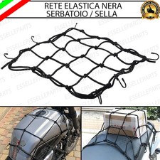 RETE RAGNO NERA ELASTICA PORTAPACCHI PORTA CASCO BORSE SERBATOIO MOTO SCOOTER
