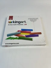 Kingart Artist Pro Soft Pastels 24 Unique Colors Brand New Factory Sealed