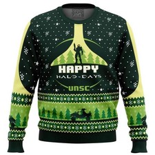 Happy Halo days Halo Ugly Sweater Party ugly sweater ideas Ugly Christmas Sweate