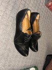 fidgi shoes black leather oxfords With Heel — photo 5