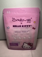 THREE pack Cr me Shop Hello Kitty Hydrocolloid Acne Patches NEW 63 Ct 21 x 3