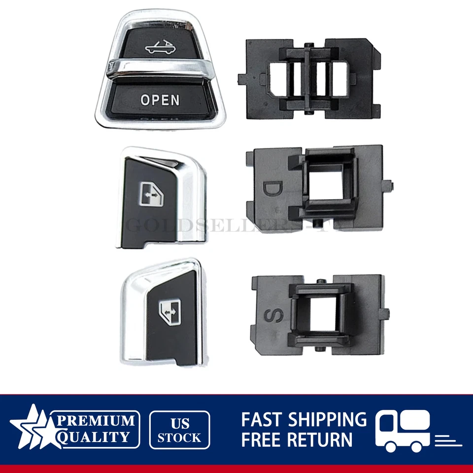 Left Right Roof Control Power Window Button+Bracket For 09-14 Ferrari California - Image 3 of 4