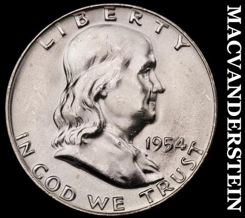 1954-D Franklin Half Dollar - FBL  Choice Gem Brilliant Uncirculated++++  #G7174