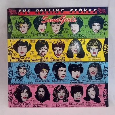 Rolling Stones   Some Girls, *EXCELLENT* die cut *1st press* Vinyl LP #ae114