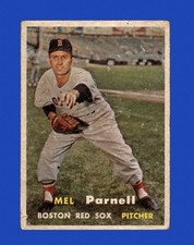 1957 Topps Set-Break #313 Mel Parnell LOW GRADE *GMCARDS*