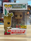 Funko Pop! Marvel Guardians of the Galaxy #101 Holiday Dancing Groot HOT TOPIC