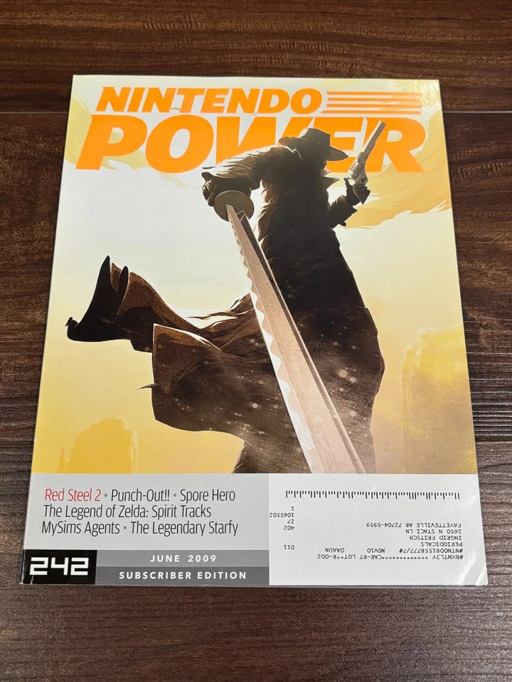 Nintendo Power Magazine Volume 242 June 2009 Red Steel 2 Zelda Punch Out - Image 2 of 3