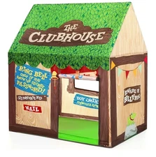 NIB SweHouse Kids Play Tent Indoor Clubhouse Tent Roll Up Door & Windows Toddler
