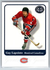 2001-02 Fleer Greats of the Game #20 Guy Lapointe Montreal Canadiens