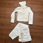 WWII US Navy Uniform Cracker Jack White Named Military Set Shirt Pants WW2 40s