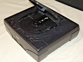 SEGA Saturn MK-80001 Black Console *TESTED/WORKS* W/Controller/Cords & Game