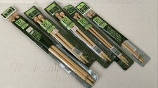 Clover Takumi Bamboo Knitting Needle Lot Of 5 Pairs