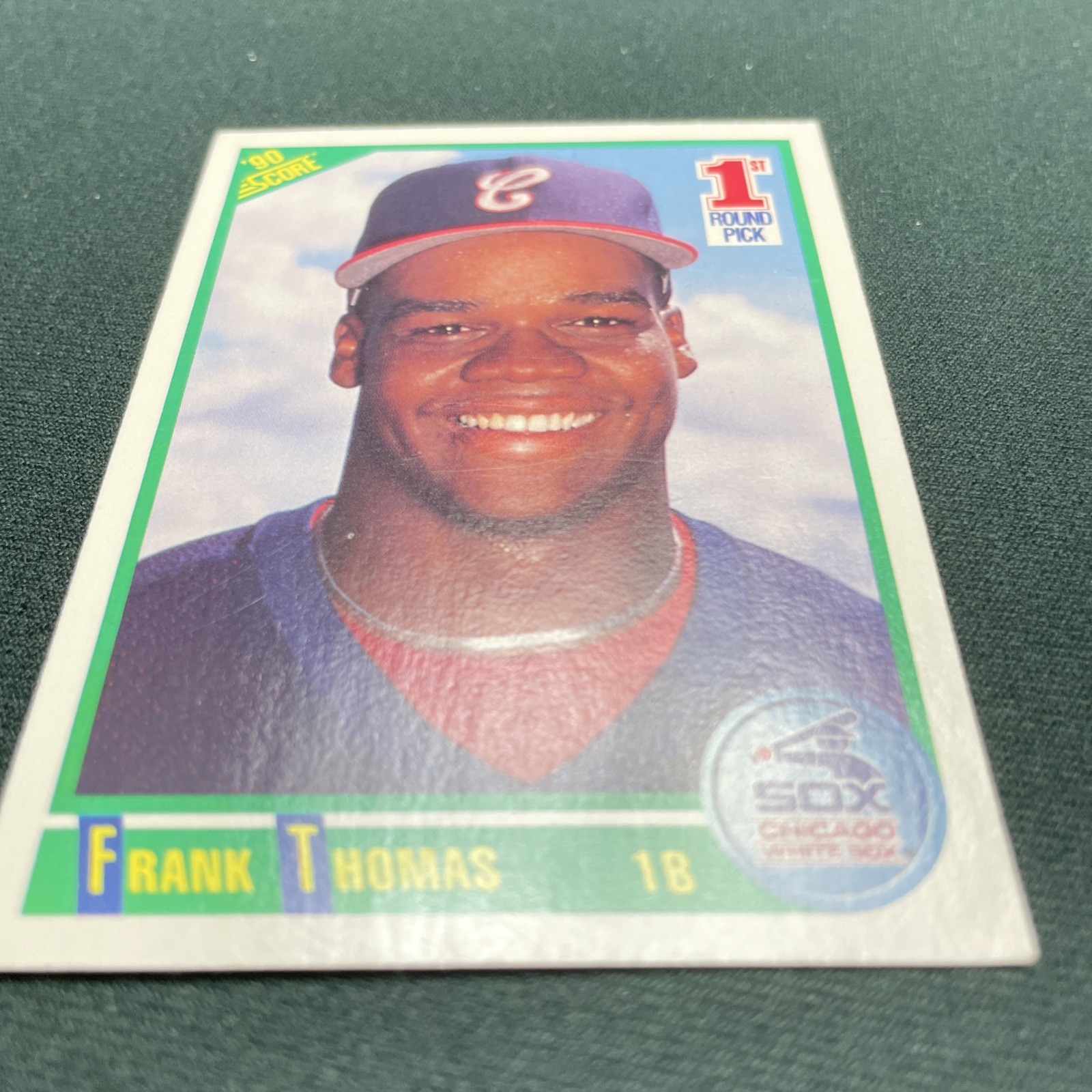 1990 Score #663 Frank Thomas RC Baseball Card 2802L