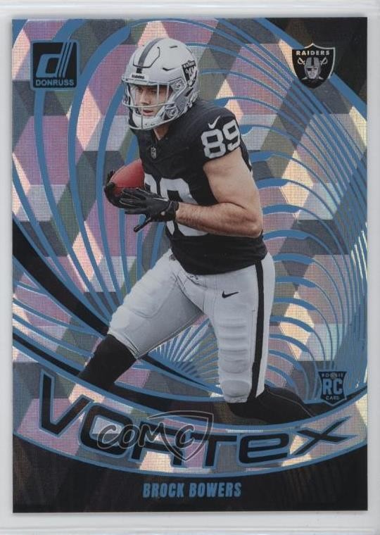 2024 Panini Donruss Vortex Cubic /50 Brock Bowers #VOR-BBO 8mm