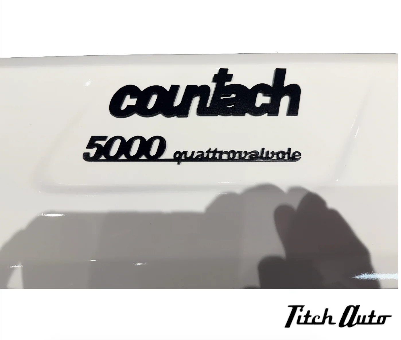 Lamborghini Countach 5000 QVI / 25th Anniversary USED Bumper - Emblems