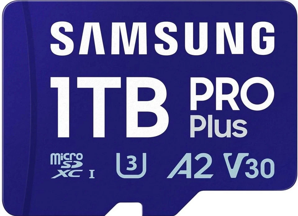 SAMSUNG Pro Plus 1TB Micro SD SDXC V30 A2 Memory Card W/ Adapter - Image 2 of 3