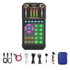 Professional Voice Changer Sound Card Set with Headphones and Converters5025