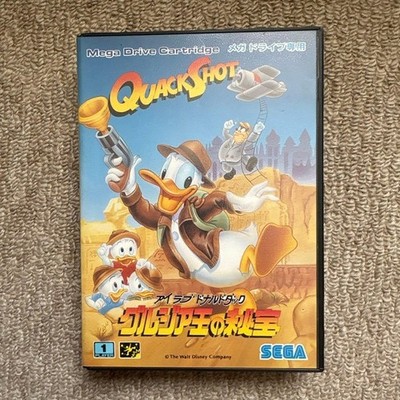 QUACK SHOT Starring Donald Duck Mega Drive MD G-4054 SEGA mit Box Handbuch...