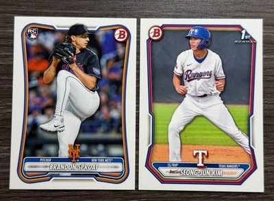 2026 MLB Bowman Brandon Sproat & Seong-Jun Kim 1st Bowman
