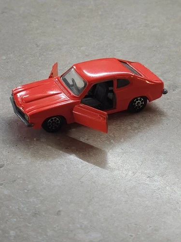 Corgi Toys Ford Capri 3 Litre GT Vintage Diecast Car Dayglow Orange