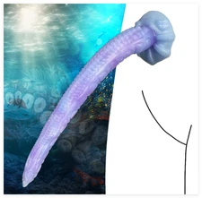 Fantasy Monster Silicone Octopus Tentacle Dildo For Adult Use Lubricant