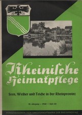 Seen, Weiher und Teiche in der Rheinprovinz. (Rheinische Heimatpflege ; 12,1/2).