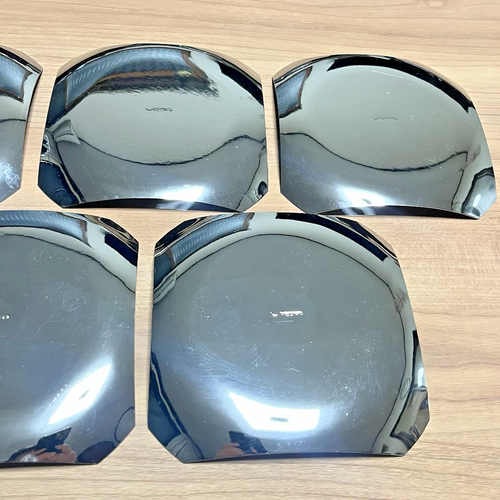 Plato de plata japonés vintage - Juego de 5 de AZUMA - Para dulces Showa retro años 80 - Imagen 15 de 19