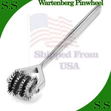 Wartenberg Sensory Diagnostic Neurological Pinwheel 4 Head Steel Pin Wheel