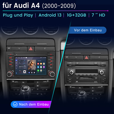 Carplay Für Audi A4 RS4 2002-2008 Android Radio Navigation Bose Bluetooth 32GB