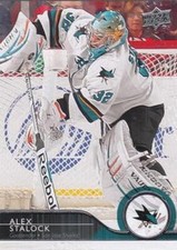 #160 Alex Stalock - San Jose Sharks - 2014-15 Upper Deck Hockey