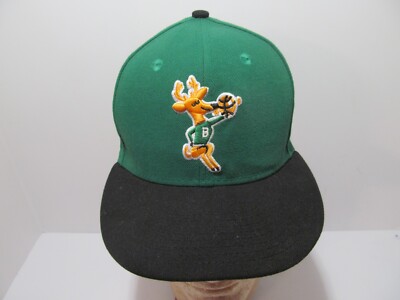 Milwaukee Bucks NBA New Era Hardwood Classics Size 6 7/8 Green & Black Cap Hat