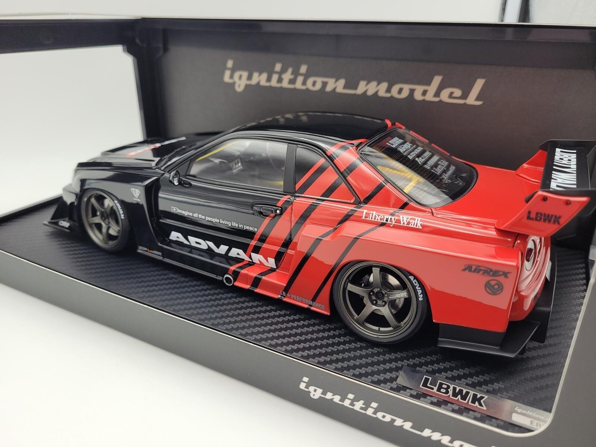 【IG-MODEL】1/18 LB-ER34 Super Silhouette Ignition Model 1:18 Nissan Skyline (ER34) LBWK Super