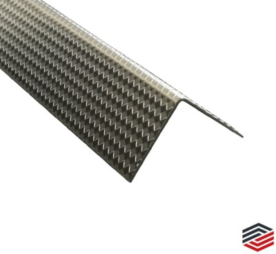 Edelstahl Winkel Eckschutz  2000 mm  1,0 mm stark  1.4301 Kantenschutz RAUTE