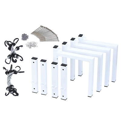 Pack of 4 Aluminum Trailer Ladder Rack Side Mount For Enclosed / Open Trailer US