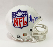 Flipper Anderson NFL Autographed Signed Riddell Mini Helmet AMCo COA 24888