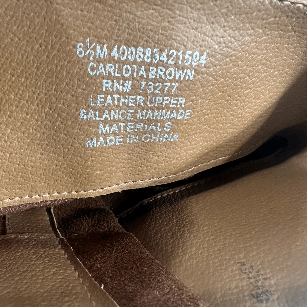 Kohls Womens Tall Carlota Brown Leather Suede Boots Side Zipper Size 6