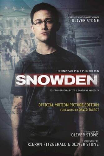 Snowden Official Motion Picture Edition Screenplay Hardcover Good Condition