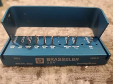 Used Brassler Crown and Bridge Diamond Kit with  Bur Block - 7893 -B