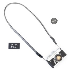 Braided Camera Strap in Charcoal Gray by apmots - Paracord Shoulder Sling