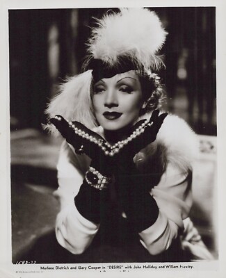 Marlene Dietrich in Desire (1950s)   Original Vintage Paramount Photo K 411
