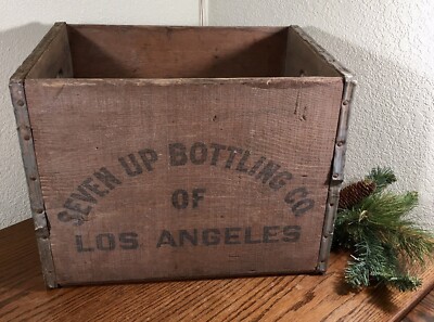 Wood Crate 7 Up Bottling Co Of Los Angeles | eBay