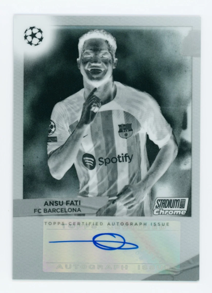 Ansu Fati Trading Cards Just Listed 2026