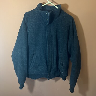 WOOLRICH ウールジップジャケット　80年代 MADE in USA Woolrich VTG 1980s U.S.A. Made 100% Wool Zip Short Lined